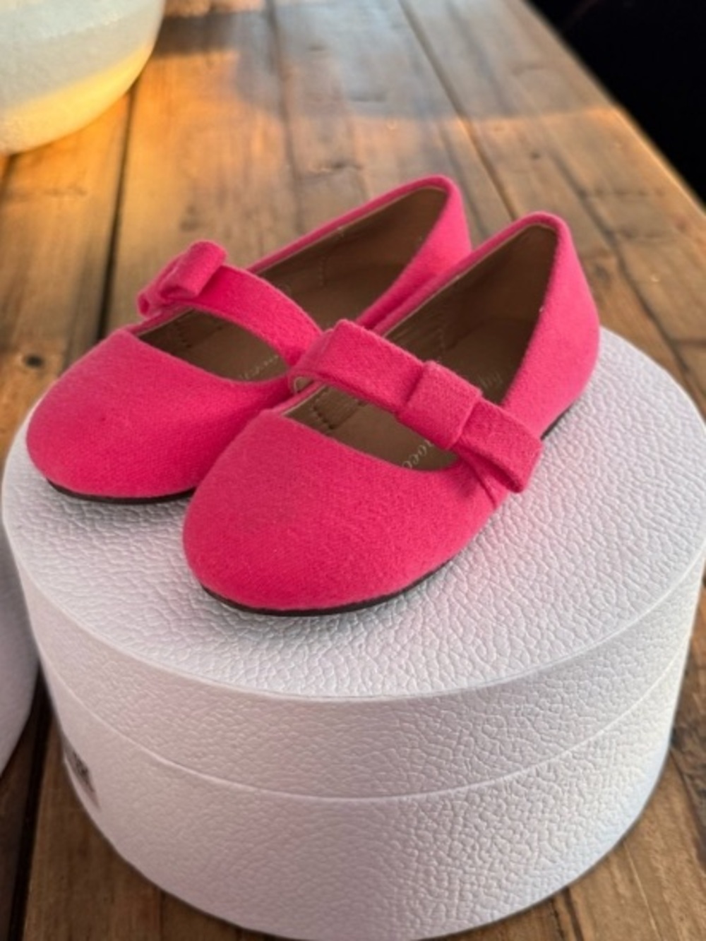 Girls' Pink Bow Mary Jane Flats by Age of Innocence